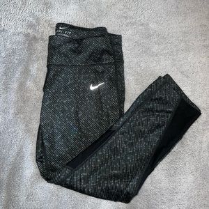 Womens Nike Black Running Capris